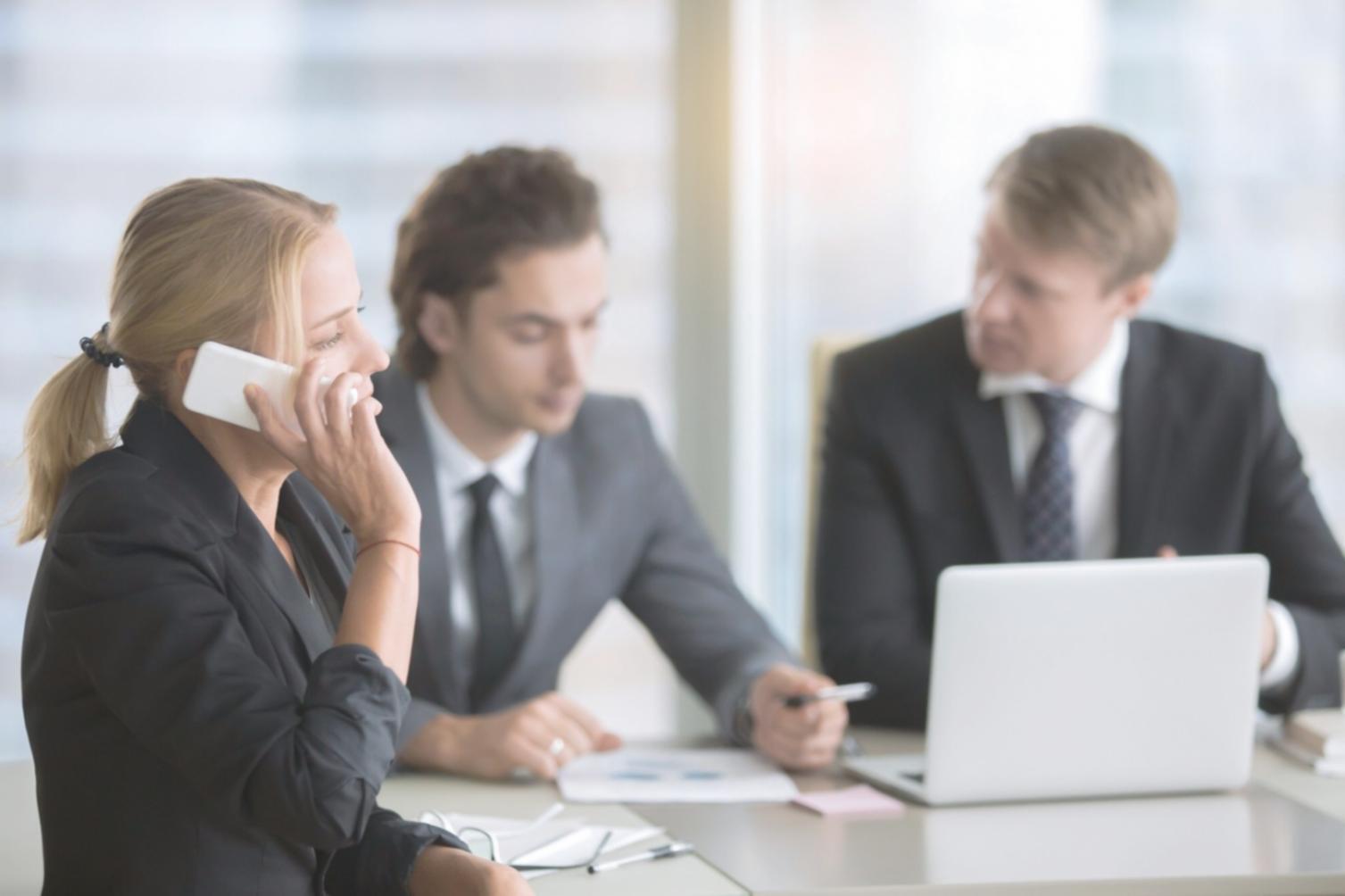 Professional budget presentation training session